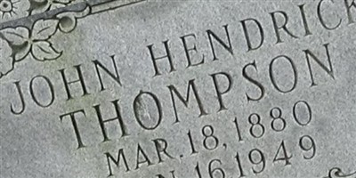 John Hendrick Thompson John Hendrick Thompson