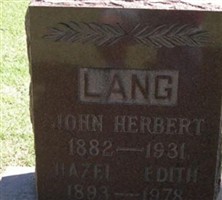 John Herbert Lang John Herbert Lang