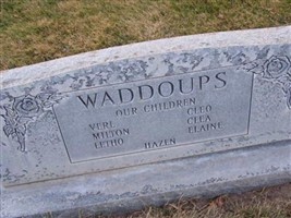 John Irvine Waddoups John Irvine Waddoups