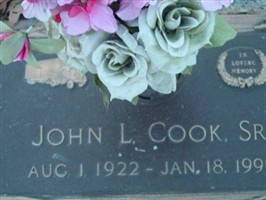 John L Cook, Sr John L Cook, Sr