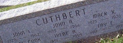 John L. Cuthbert John L. Cuthbert