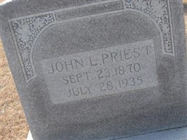 John L Priest John L Priest