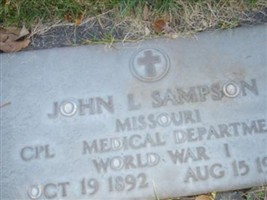 John L Sampson John L Sampson