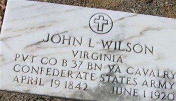 John L Wilson John L Wilson