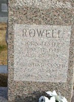 John Lester Rowell John Lester Rowell