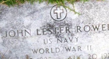 John Lester Rowell John Lester Rowell