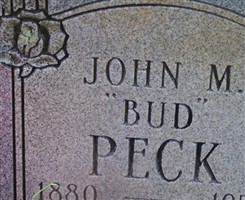 John M "Bud" Peck John M "Bud" Peck