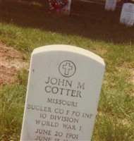 John M, Cotter John M, Cotter