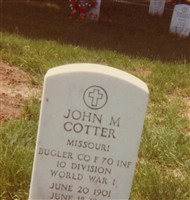 John M, Cotter