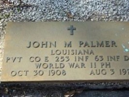 John M Palmer John M Palmer