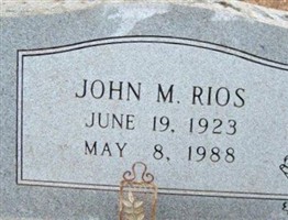 John M. Rios John M. Rios