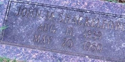 John M. Shackelford John M. Shackelford