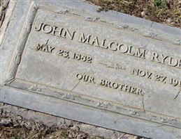 John Malcolm Ryden John Malcolm Ryden