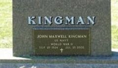 John Maxwell Kingman John Maxwell Kingman