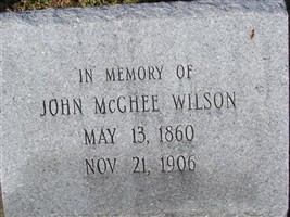 John McGhee Wilson