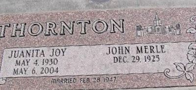 John Merle Thornton John Merle Thornton