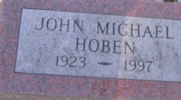John Michael Hoben John Michael Hoben