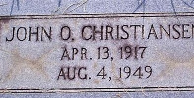 John O Christiansen John O Christiansen