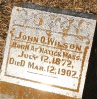 John O. Wilson John O. Wilson
