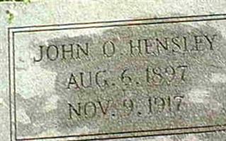 John Otis Hensley
