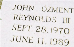 John Ozment "John-O" Reynolds, III