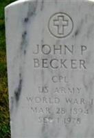 John P Becker
