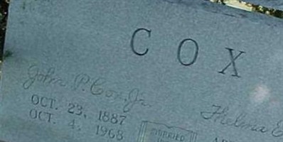 John P. Cox, Jr John P. Cox, Jr