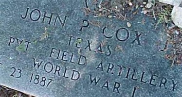 John P. Cox, Jr John P. Cox, Jr