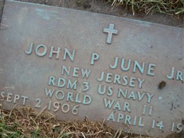 John P. June, Jr John P. June, Jr