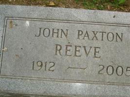 John Paxton Reeve