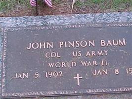 John Pinson Baum, Sr