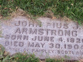 John Pius J. Armstrong John Pius J. Armstrong