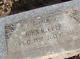 John R Culp John R Culp