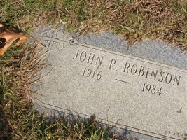 John R Robinson John R Robinson