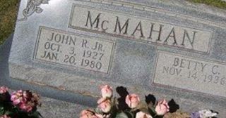 John Roscoe McMahan, Jr John Roscoe McMahan, Jr
