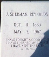 John "Sherman" Reynolds John "Sherman" Reynolds