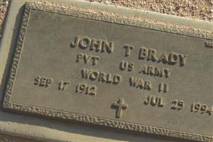 John T Brady