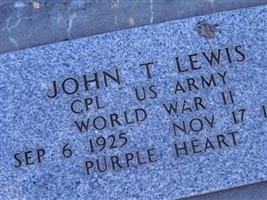 John T. Lewis John T. Lewis