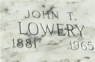 John T. Lowery John T. Lowery