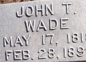 John T Wade John T Wade