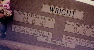 John Taylor Wright John Taylor Wright