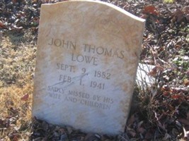 John Thomas Lowe John Thomas Lowe