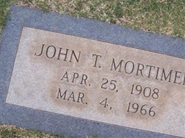 John Thomas Mortimer John Thomas Mortimer