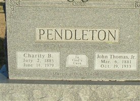 John Thomas Pendleton John Thomas Pendleton
