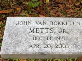John Van Bokkelen Metts, Jr John Van Bokkelen Metts, Jr
