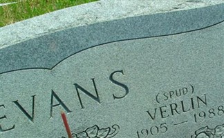 John Verlin "Spud" Evans John Verlin "Spud" Evans