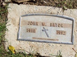 John W Bator John W Bator