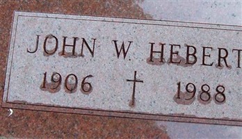 John W Hebert John W Hebert