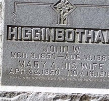 JOHN W HIGGINBOTHAM JOHN W HIGGINBOTHAM
