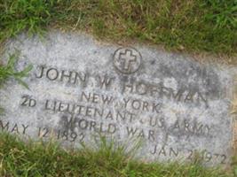 John W Hoffman